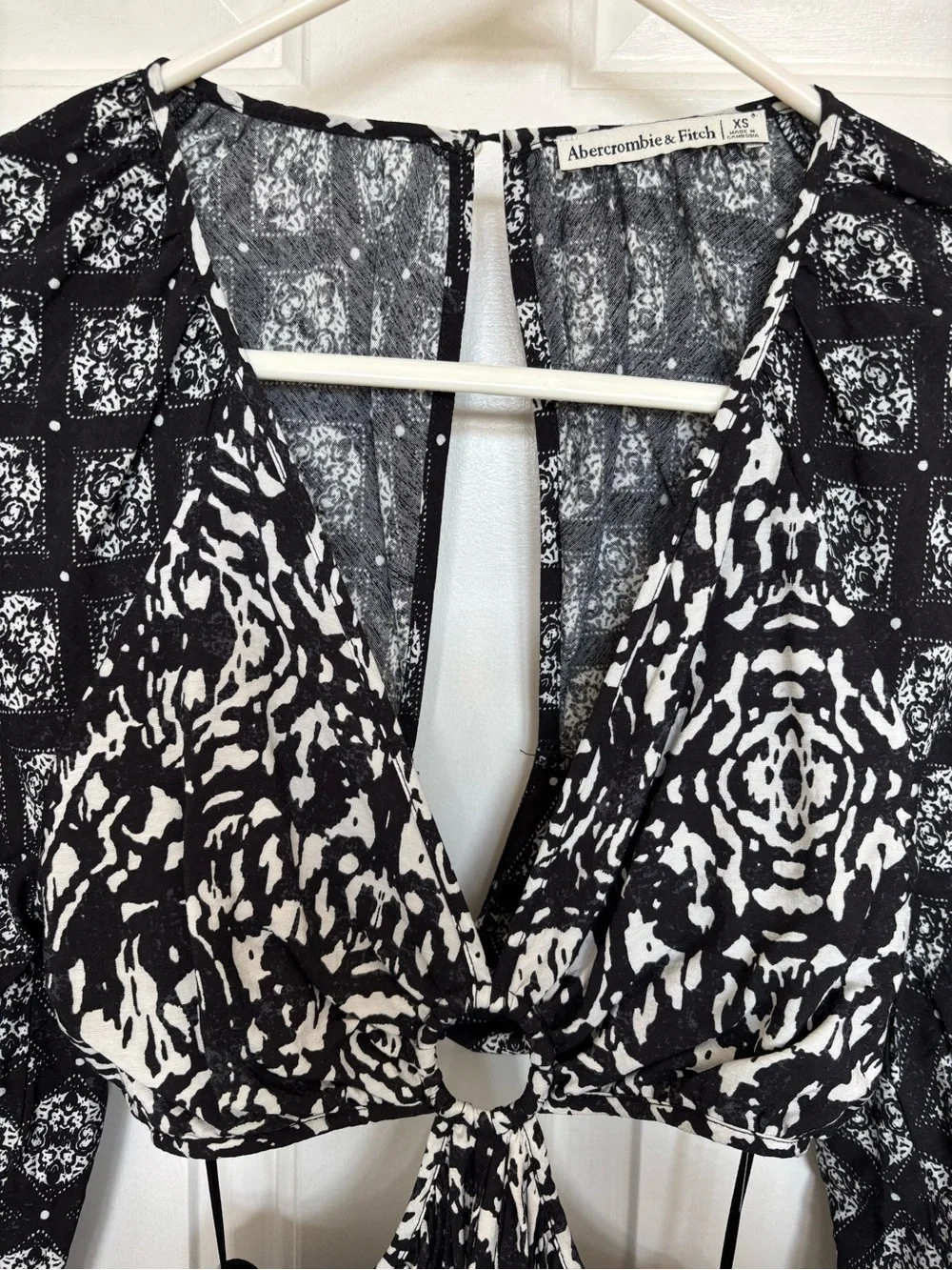Abercrombie Cutout Plunge Maxi Dress